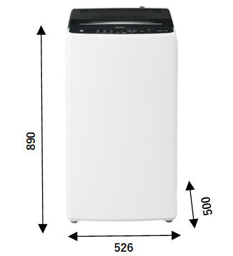 自動洗濯機 5.5Kg ハイアール | 家具家電のレンタルサブスクサービス